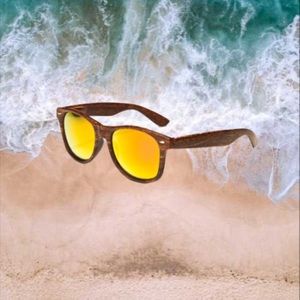 ⭐️2/$15 Wood Effect Wayfarer Sunglasses